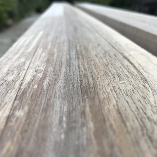 Walnuss Balken aufgeschnitten, Struktur