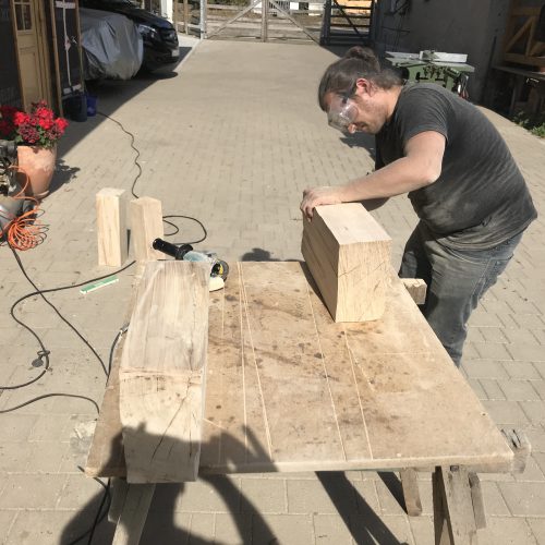 Schleifen Vorbereitung Ulme