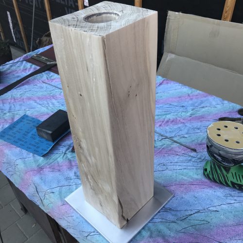 Ulme 15x15, fein geschliffen