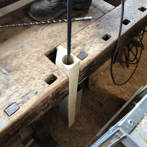 Stehlampe_Segel - Kabelführung