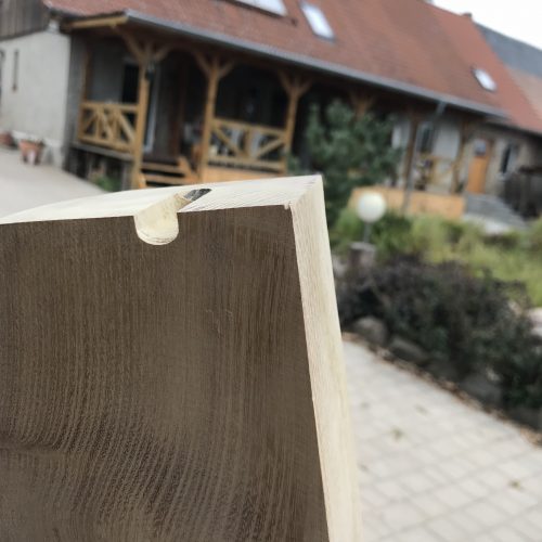 Stehlampe_Segel - Kabelfräsung
