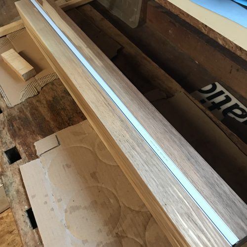 Stehlampe_Walnuss_10x10x100 - Einlage Profil