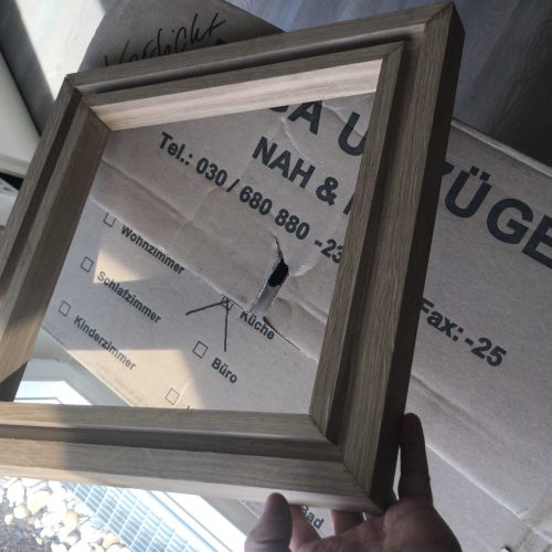 Wohzimmer_Lampe_Quadrat - Gefräst - Geklebt