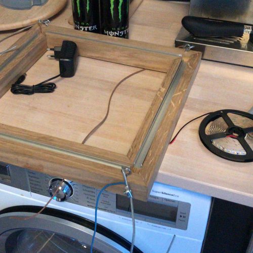 Wohzimmer_Lampe_Quadrat - Alu Profil Passung